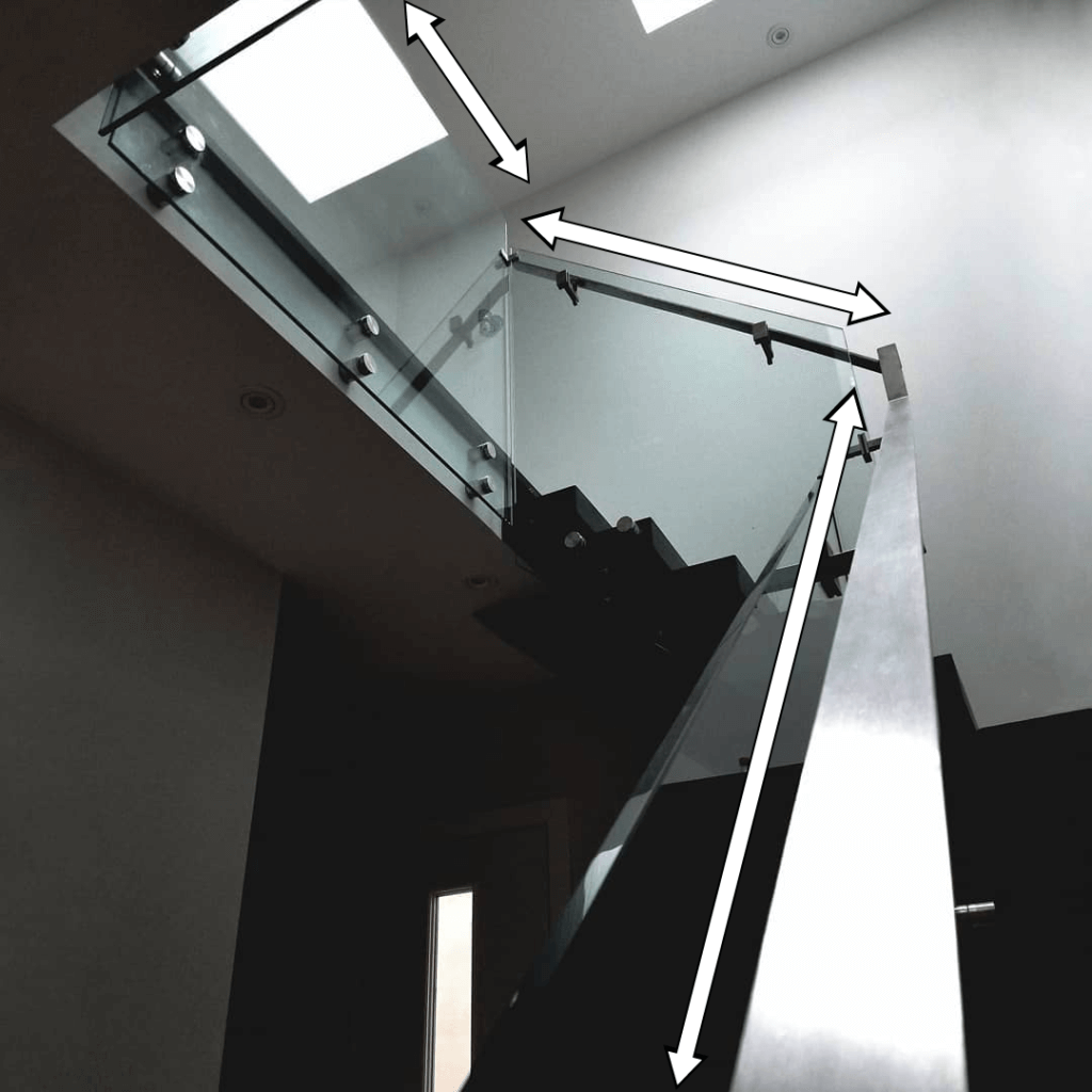 How to measure glass railings 3